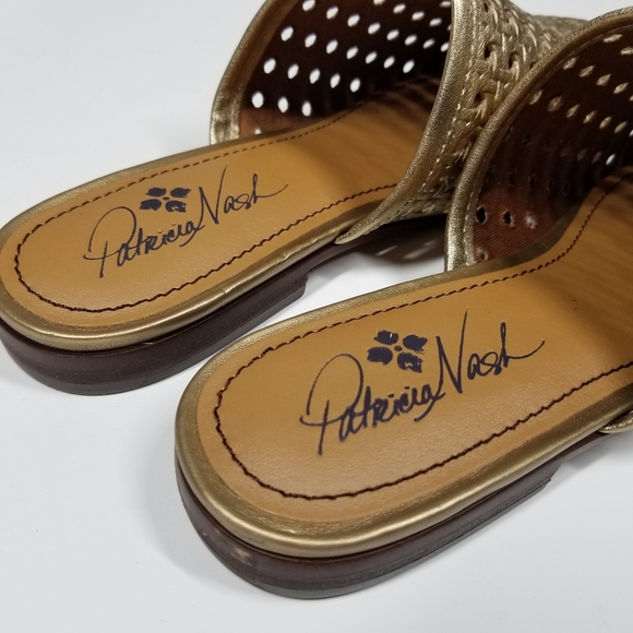 Patricia Nash | NWOT Flavia Perforated Slides - Picture 8 of 10